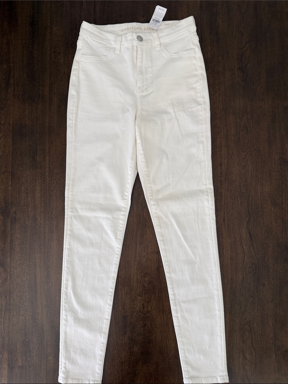 NWT American Eagle White Curvy High Rise Jegging 29/8 Long